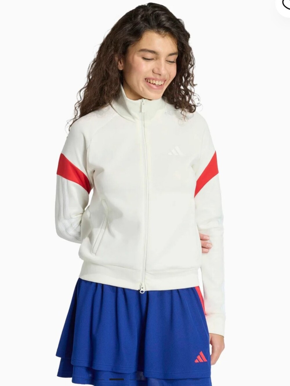 ADIDAS | Women's Cream/Red House of Tiro Nations Pack Zip Up Track Jacket